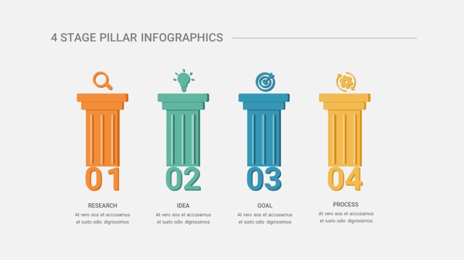 Pillar Infographic For Google Slides Slidekit