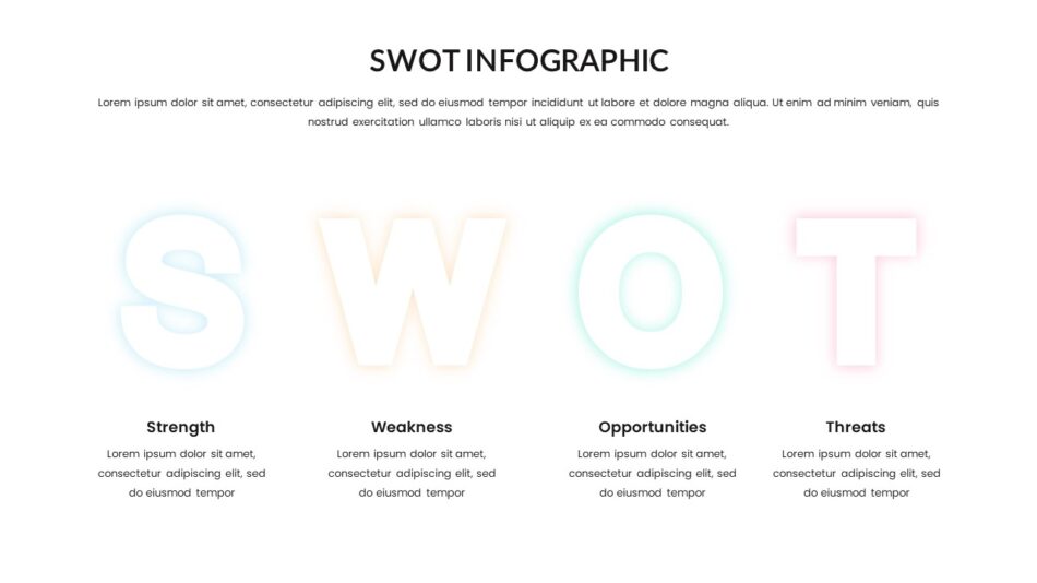 Swot Slide Template For Presentation Slidekit