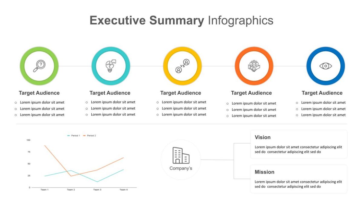 Column Presentation Executive Summary Slide Slidekit