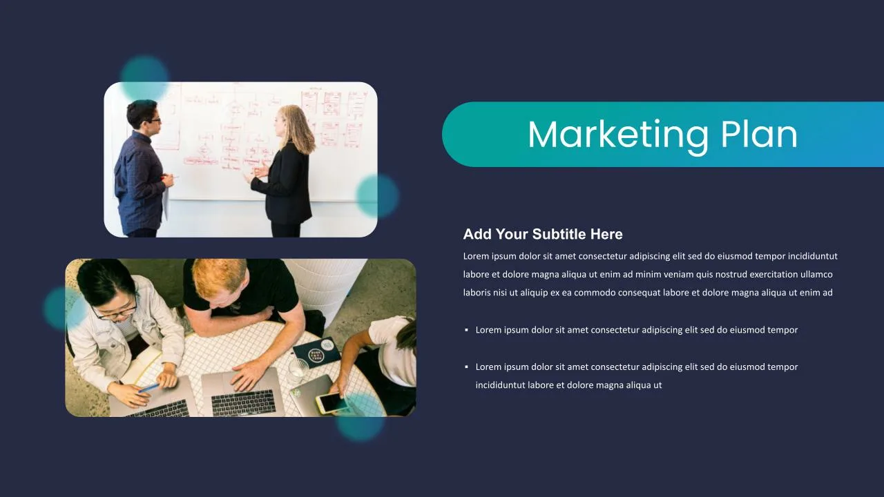 Marketing Plan Presentation Template SlideKit