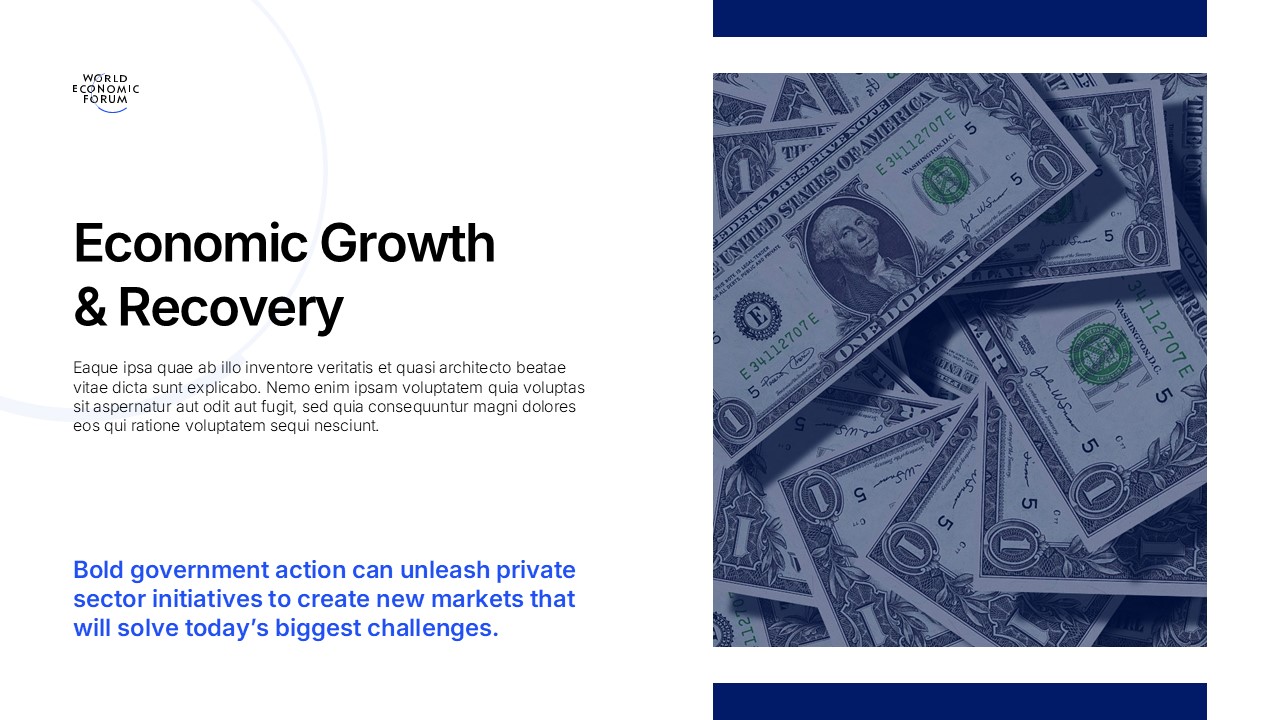 Free 2025 World Economic Growth And Recovery Presentation Template