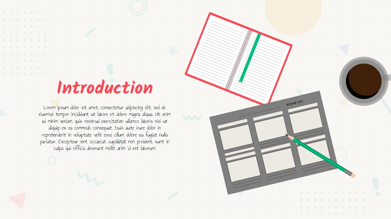 Free Hand Drawn Style Storyboarding Tutorial Powerpoint Templates And