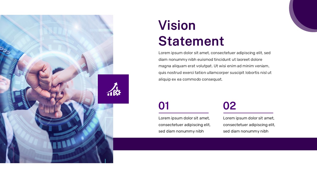 Vision Statement PowerPoint Template SlideKit