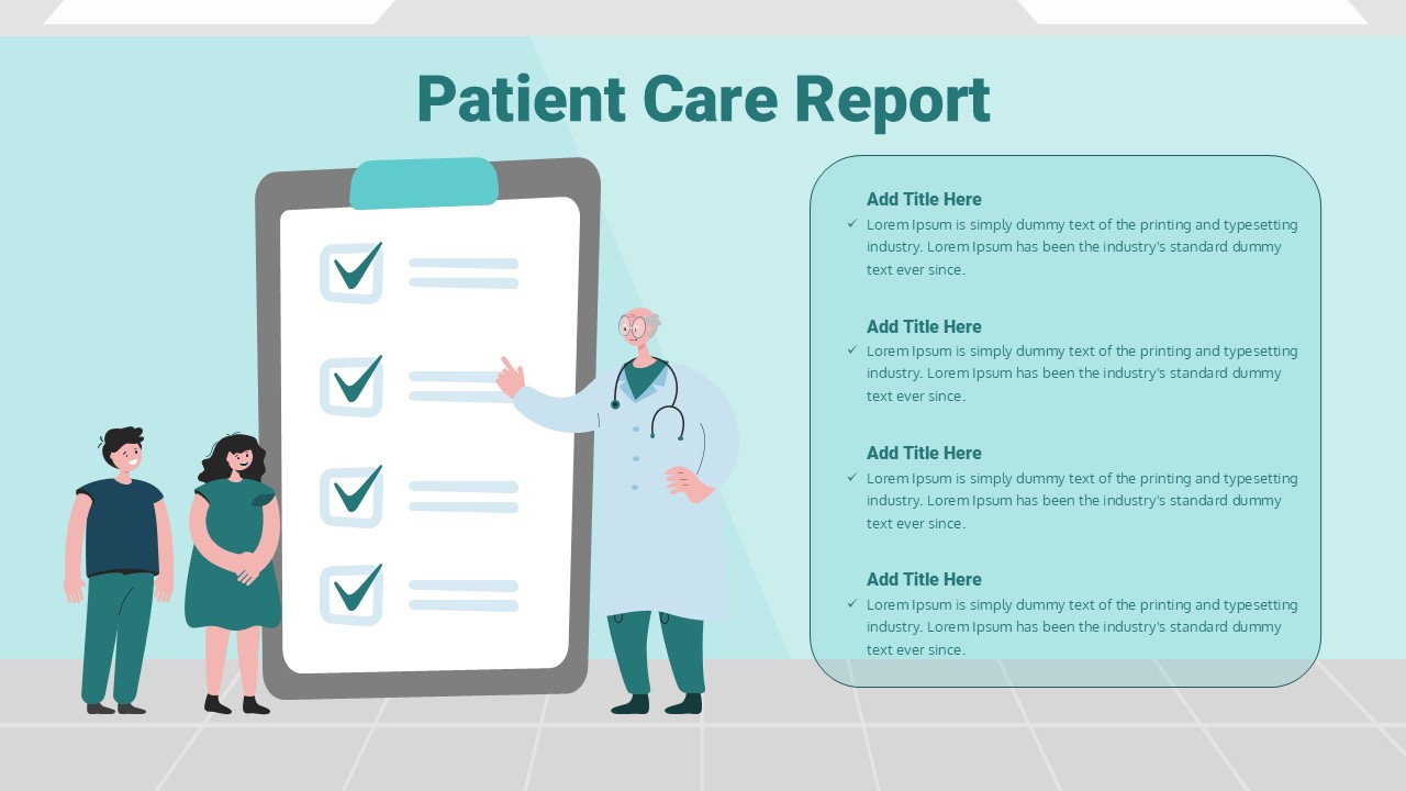 Patient Care Report Ppt Presentation Templates Slidekit