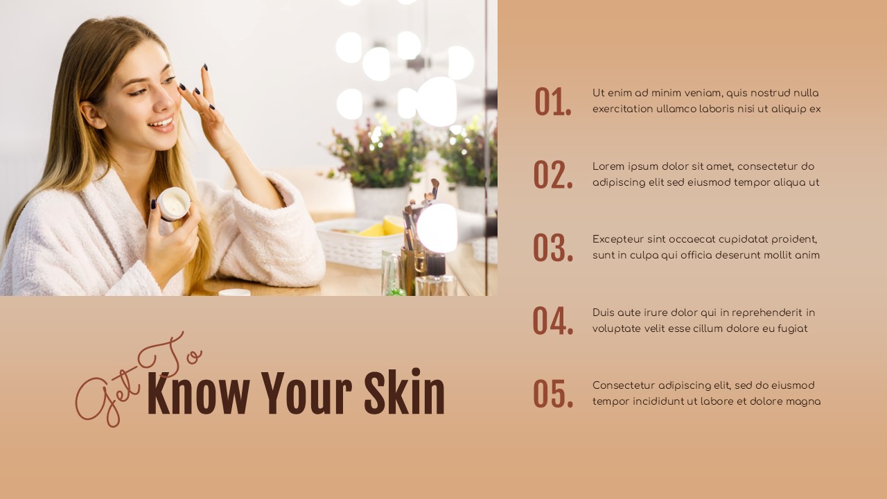 Free Skincare Presentation Template For Powerpoint Templates And Google