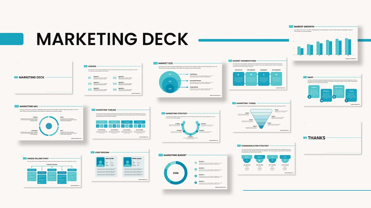 marketing presentation deck