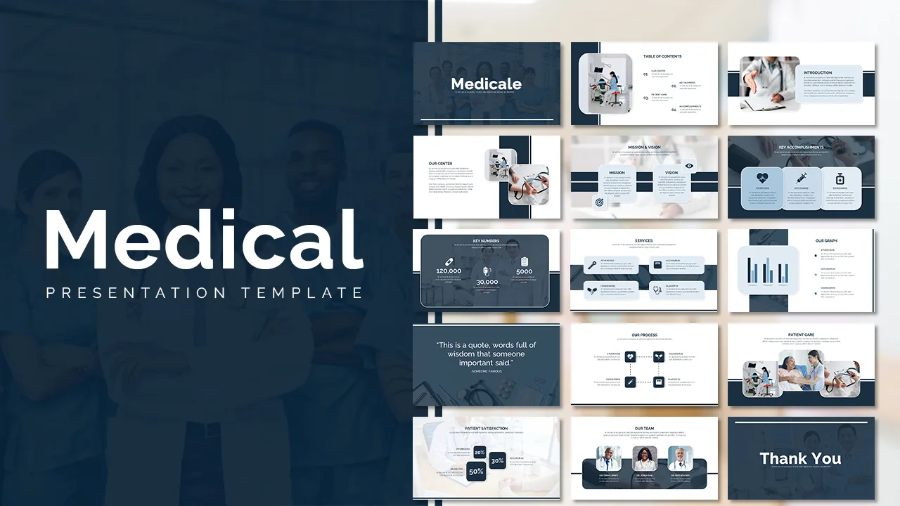 Medical Presentation Slides Cover Image