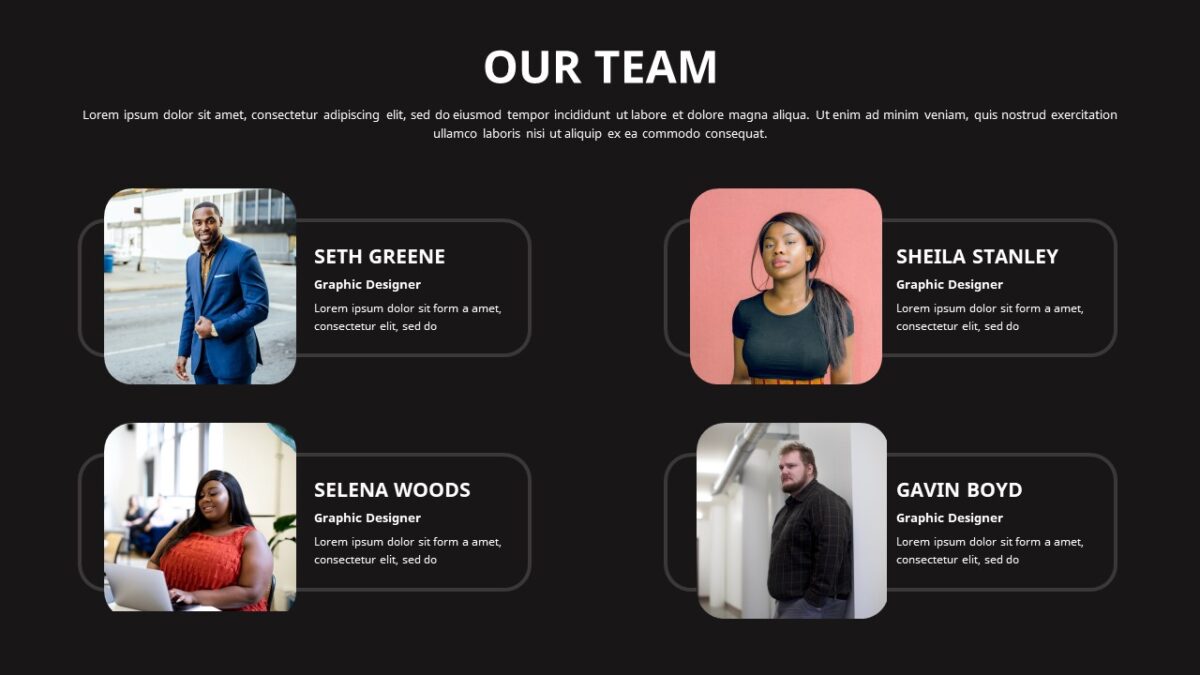 Meet The Team Ppt Template 6 - SlideKit