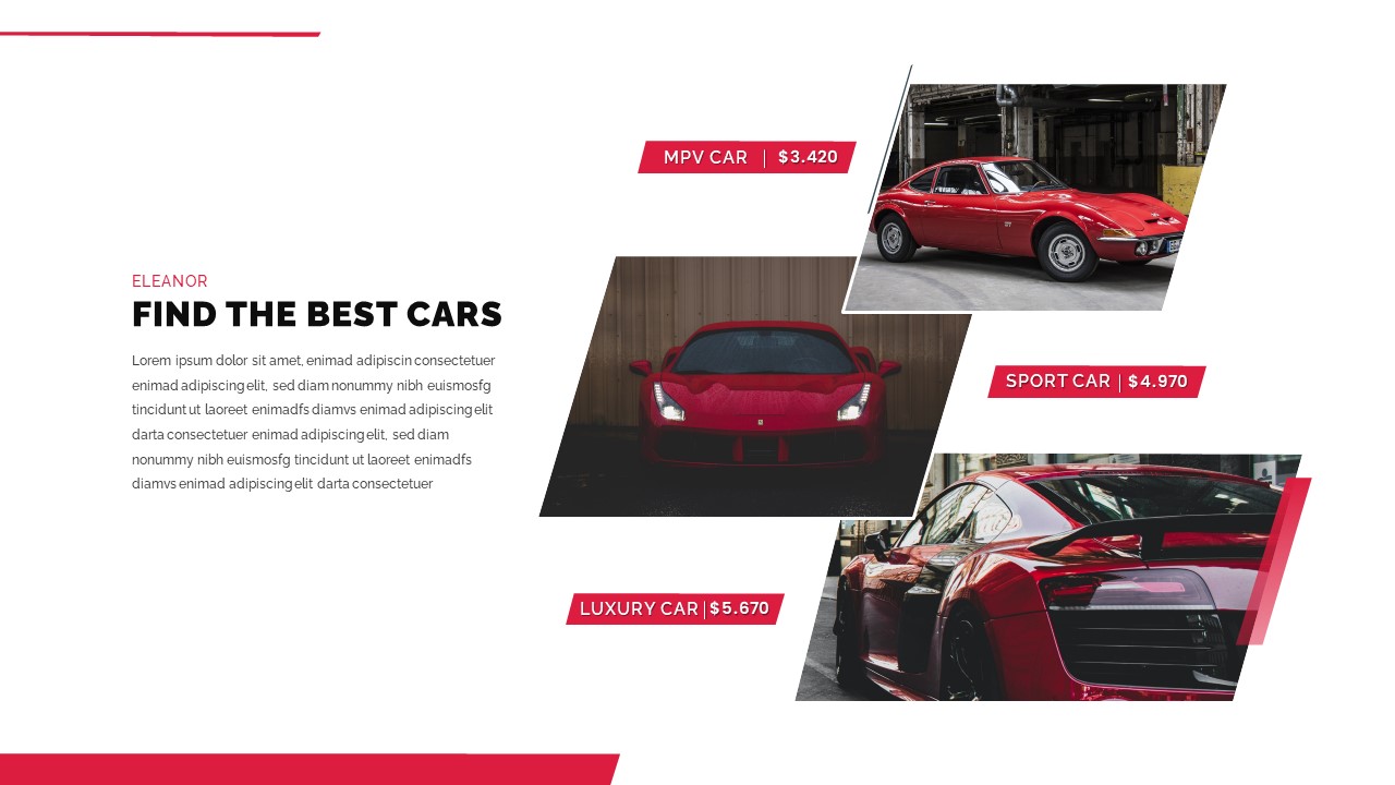 used car presentation template SlideKit