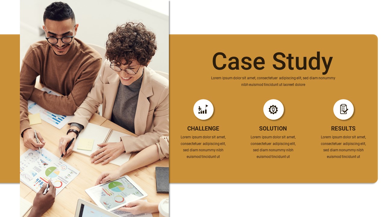 professional case study templates for google slides SlideKit
