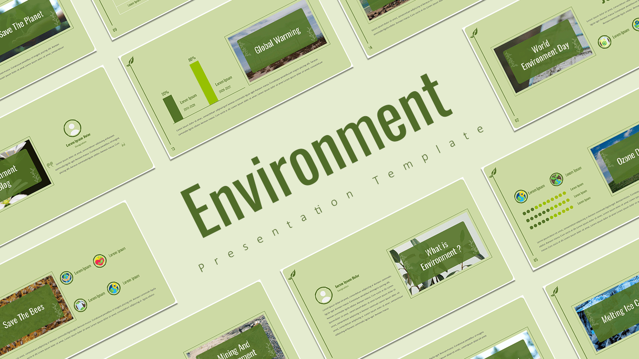 powerpoint template environment