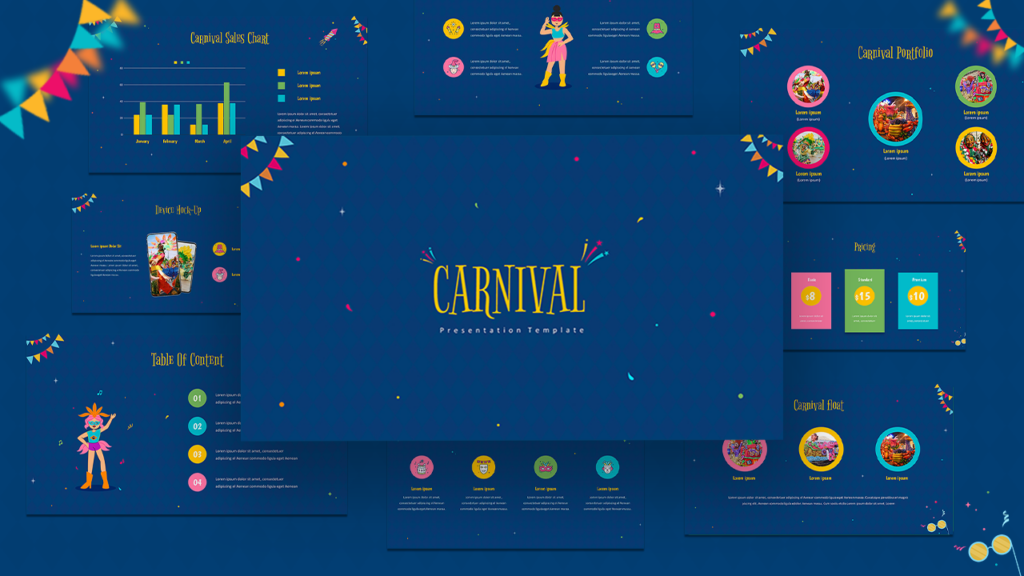 Free Google Slides Carnival Themes And Festival Templates - SlideKit