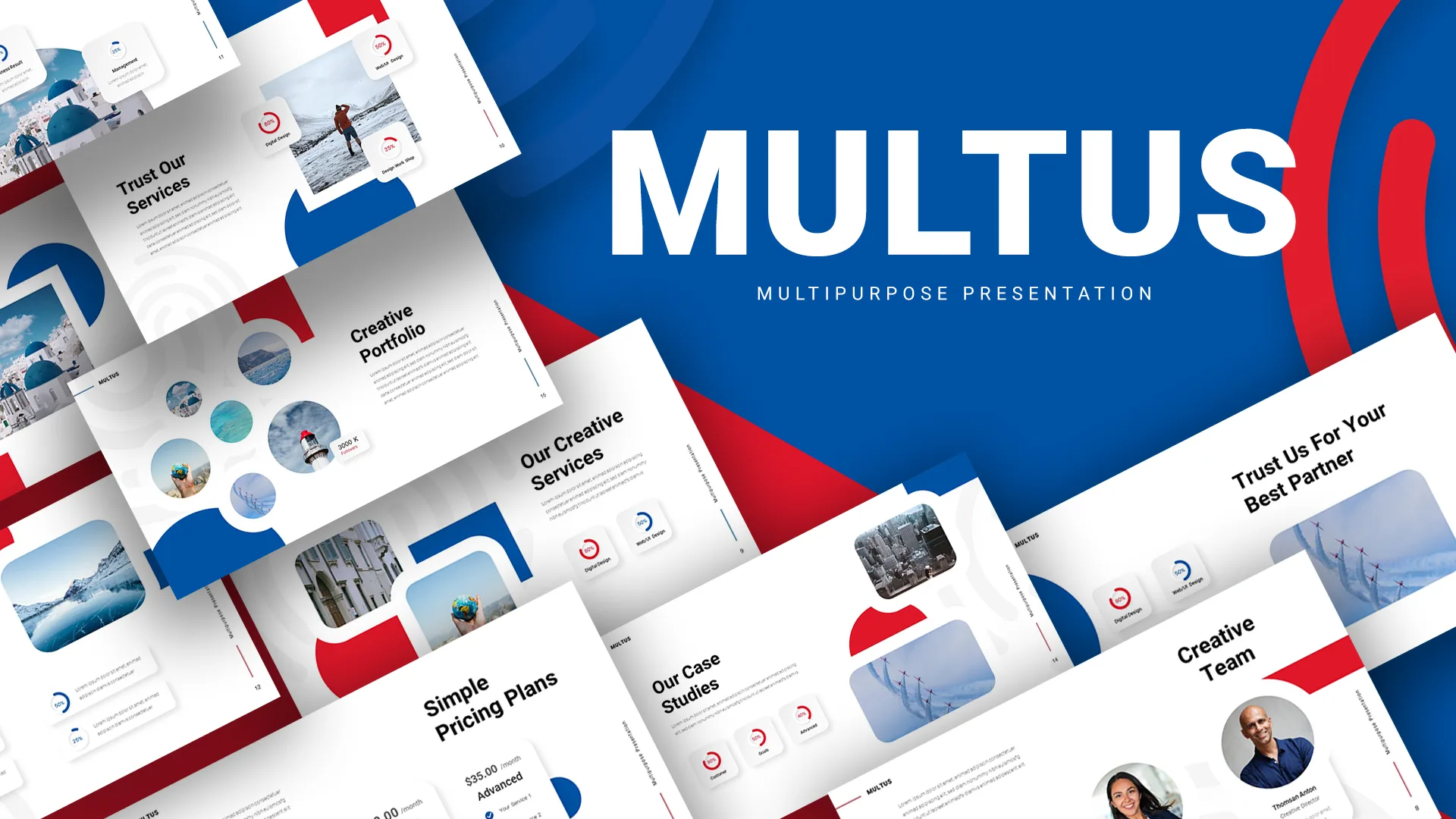 Multipurpose Presentation Templates for Google Slides - SlideKit