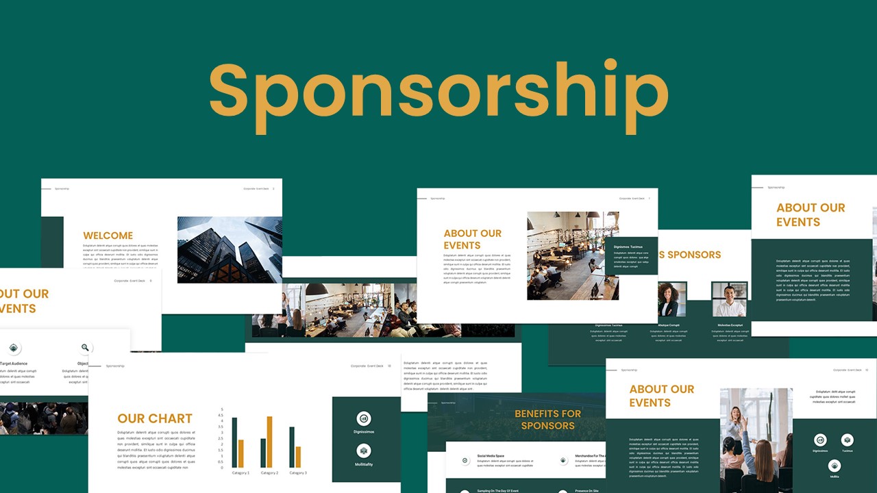 Sponsorship Pitch Deck PowerPoint Templates and Google Slides Cover Image