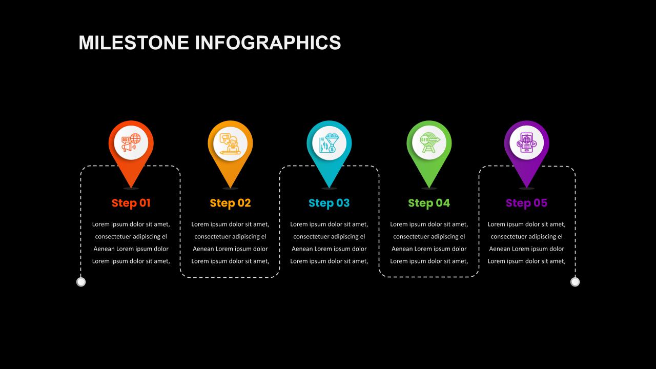 Milestone Timeline Powerpoint Template - SlideKit