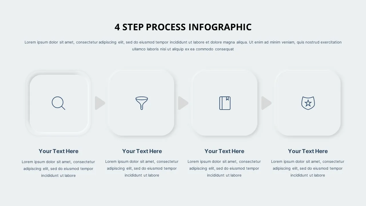 Multi Step Process Flow Powerpoint Template Slidekit 6659