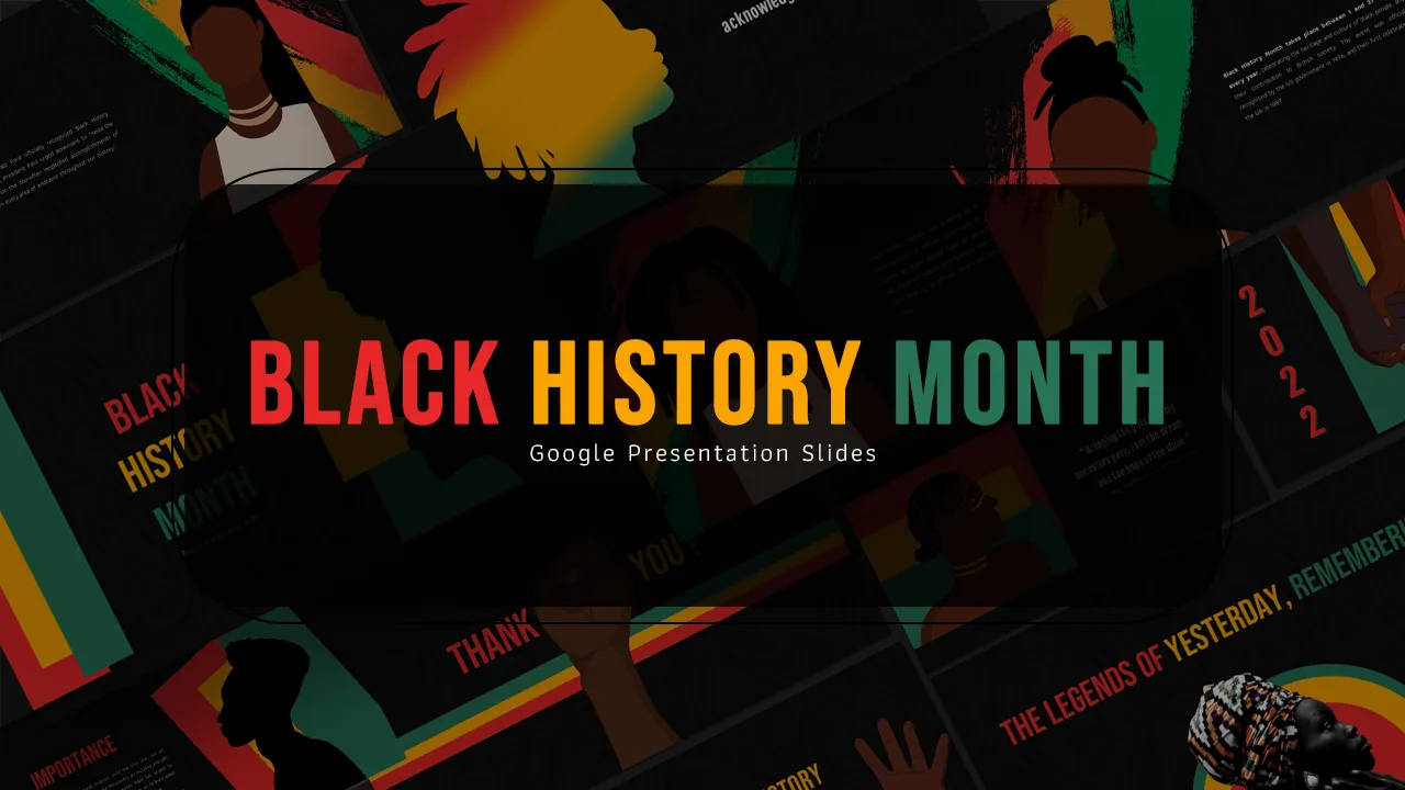 Black History Month Google Slides Template SlideKit