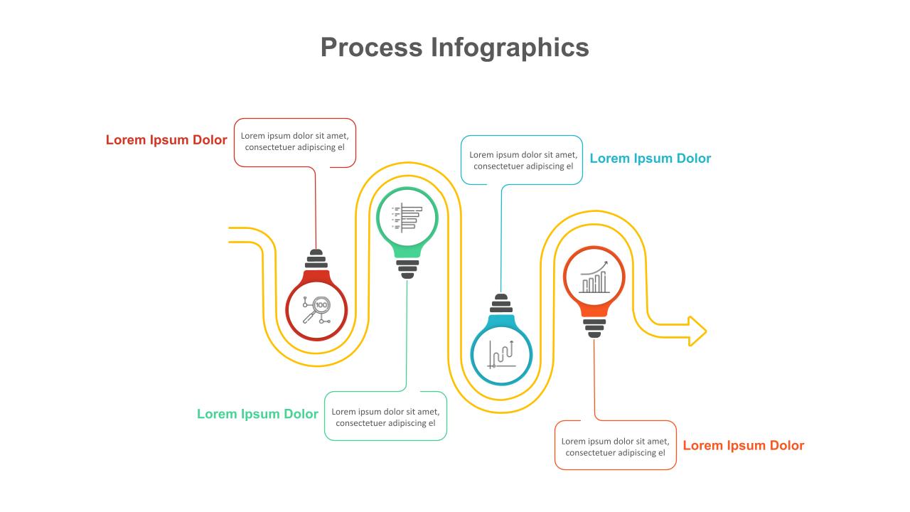 Process Flow Infographic Powerpoint Template