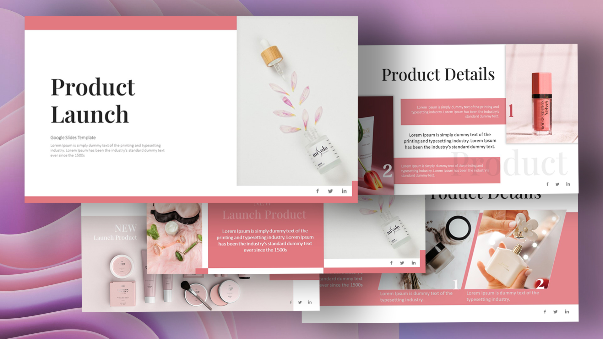 Product Launch Presentation Template for PowerPoint