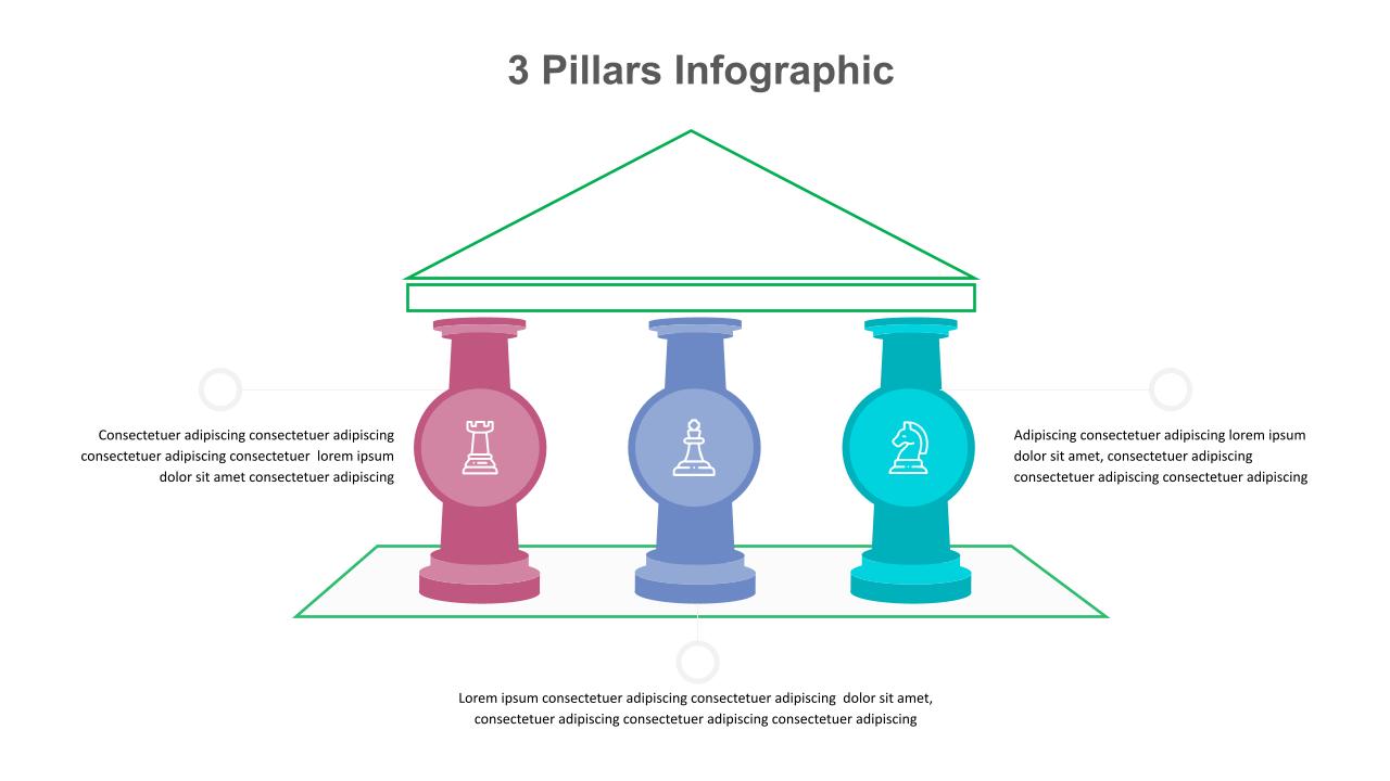 3 Pillars Template for Powerpoint