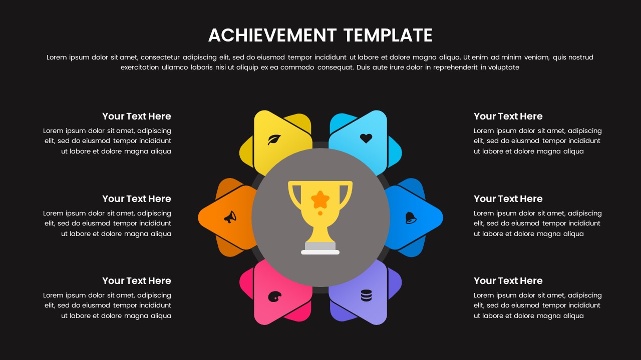 Achievement Ppt Template - SlideKit