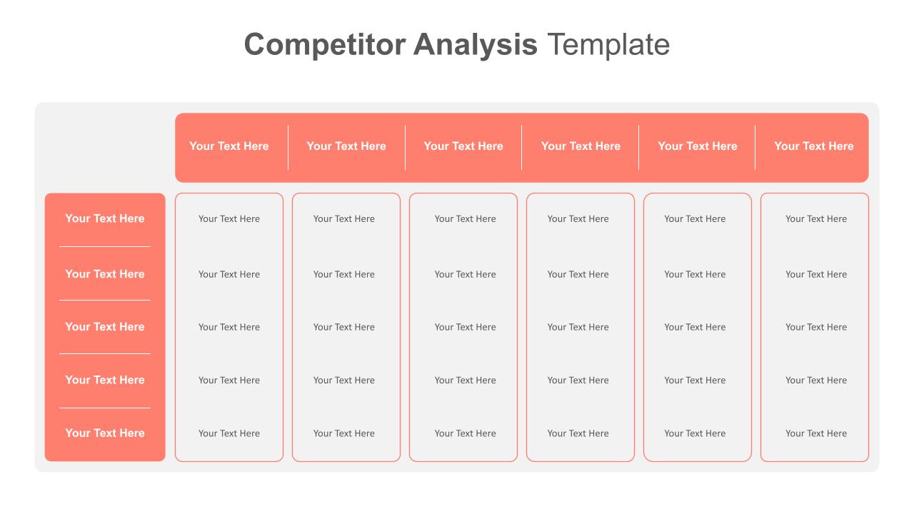 PowerPoint Competitor Analysis Template