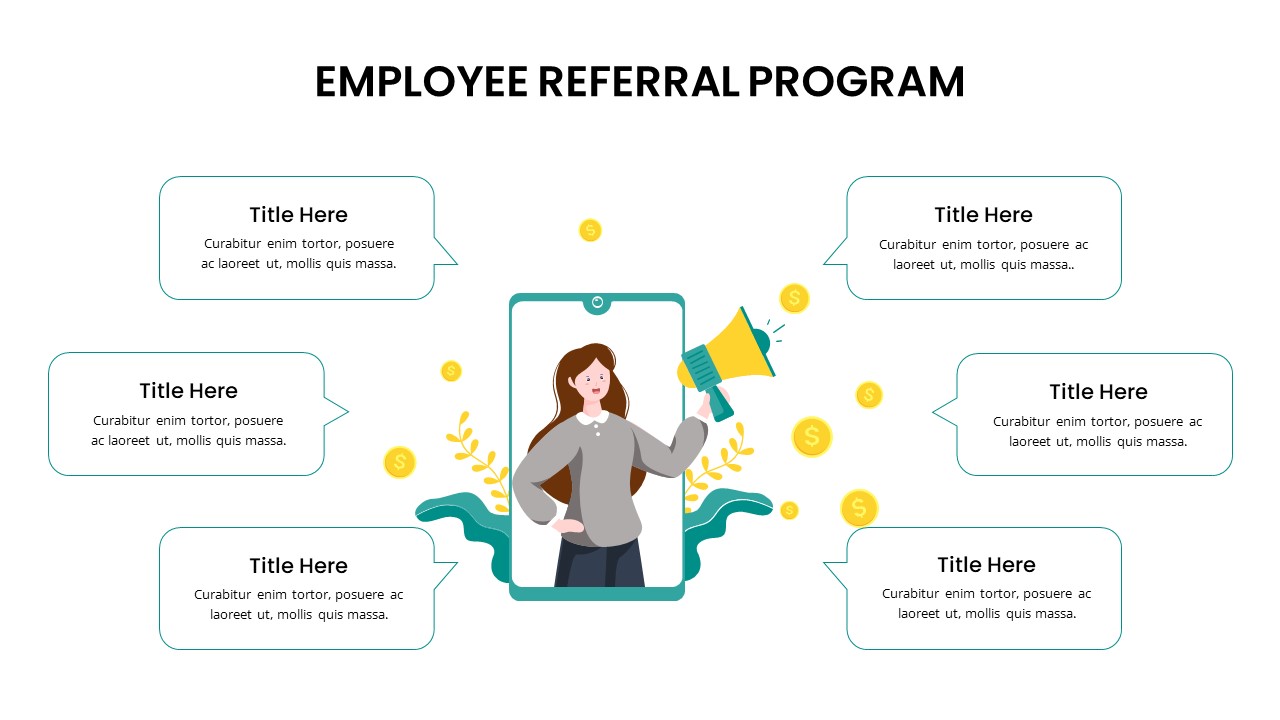 Animated Employee Referral Program Template PowerPoint