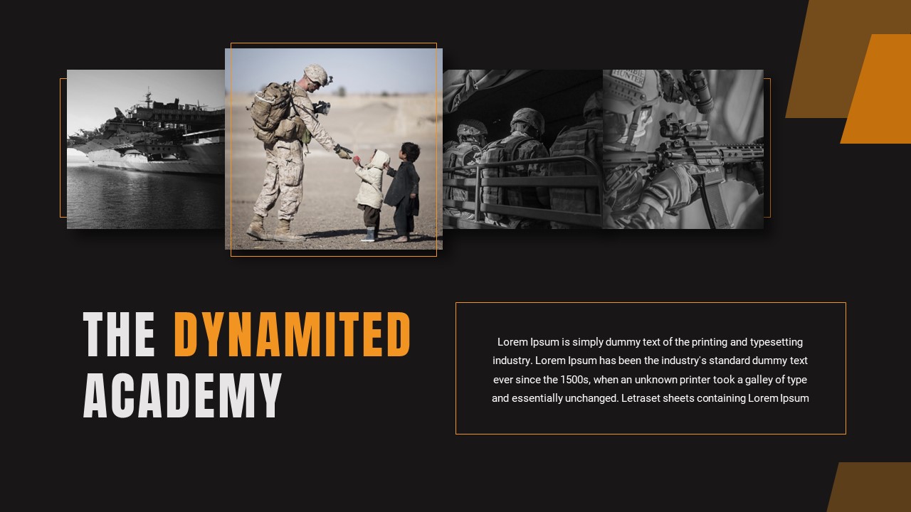 Army Slide Template - SlideKit