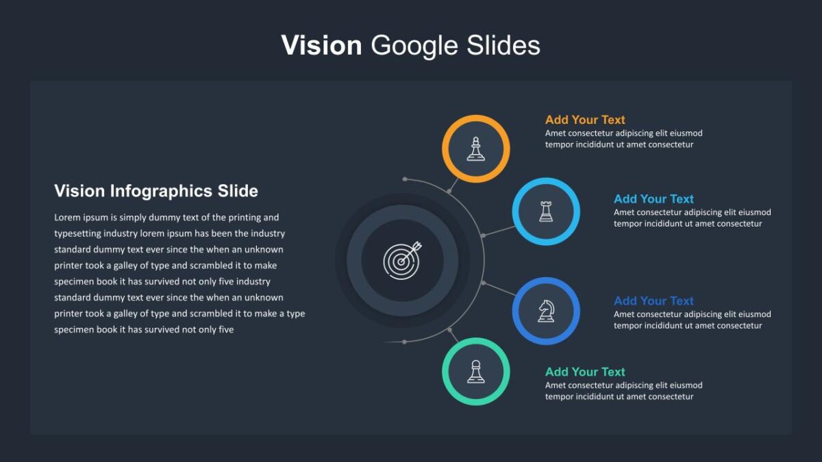 Branched Vision Infographic Google Slides Template - SlideKit