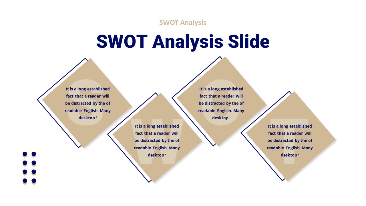 Business Consulting SWOT Analysis PowerPoint Template - SlideKit