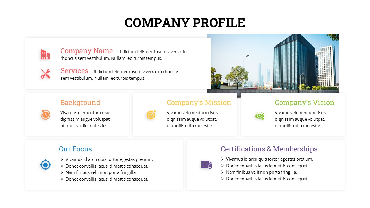 Company Profile Power Point Template