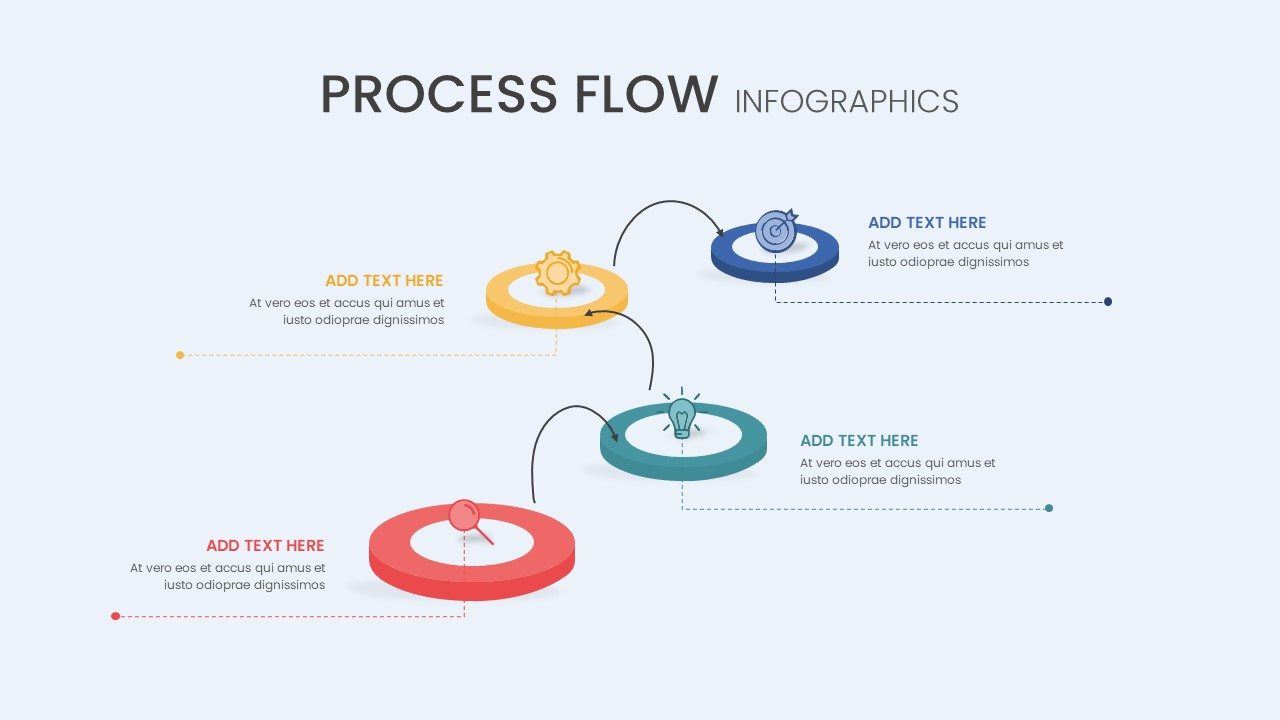 Creative Ppt Process Flow Template