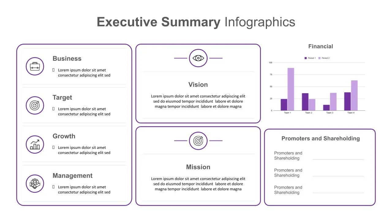 Executive Summary Presentation PowerPoint Template SlideKit