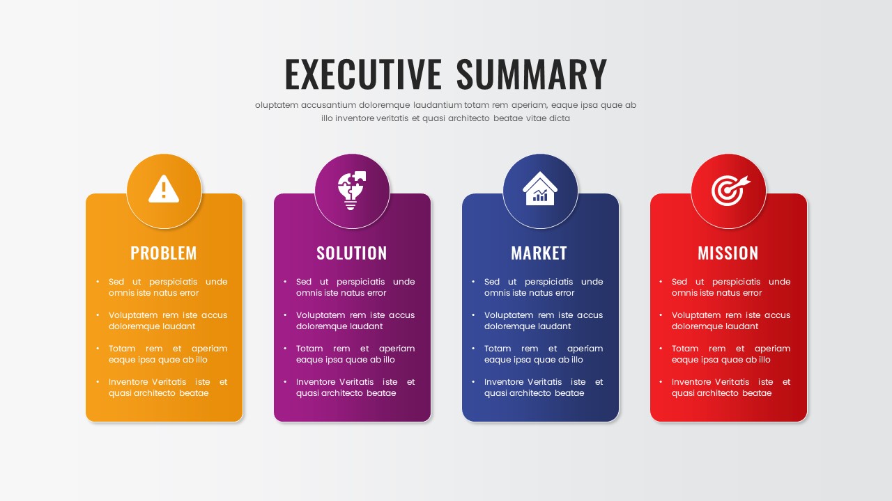 Business Executive Summary Template For PowerPoint and Google Slides