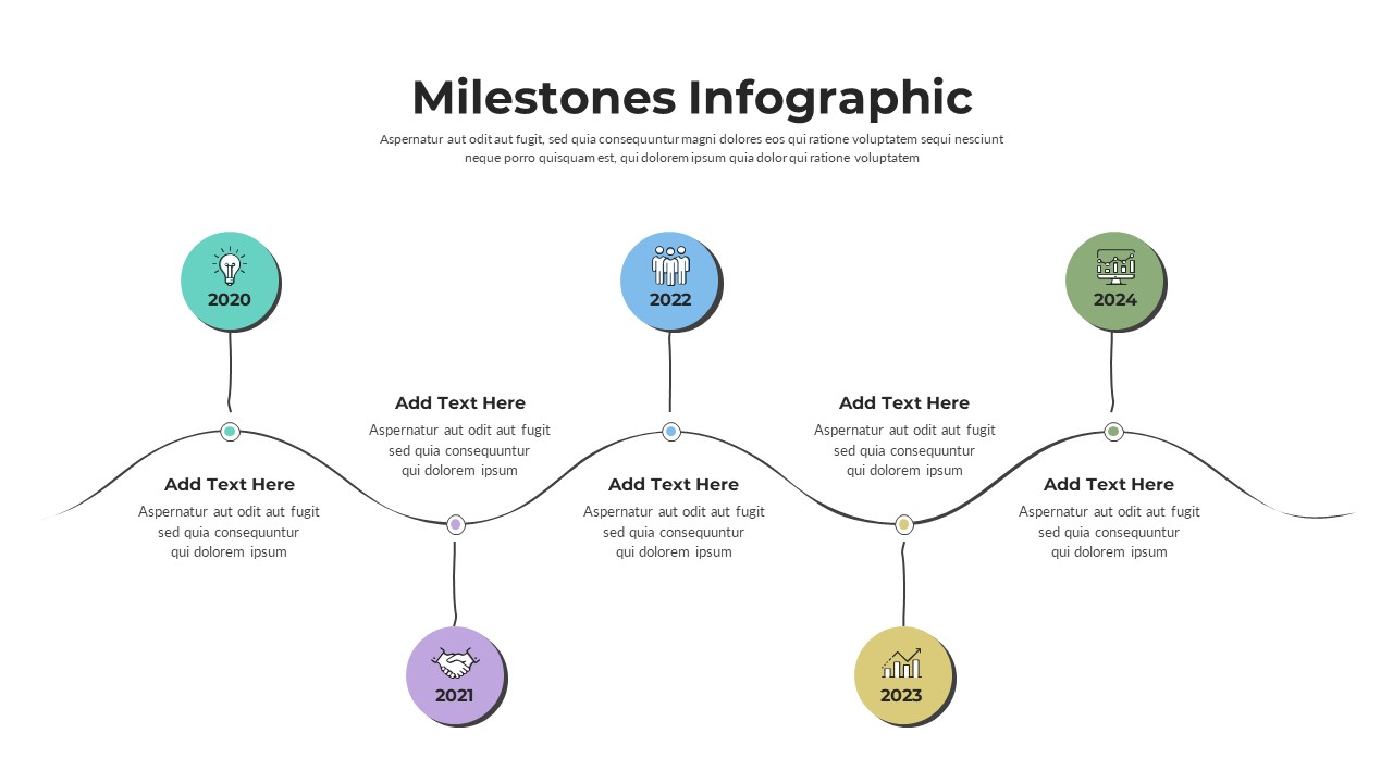 Milestones Powerpoint Template and Google Slides
