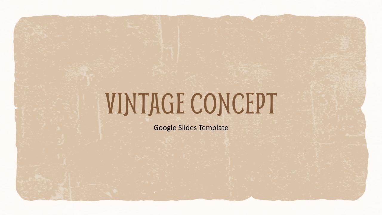 Ppt Template Aesthetic Vintage