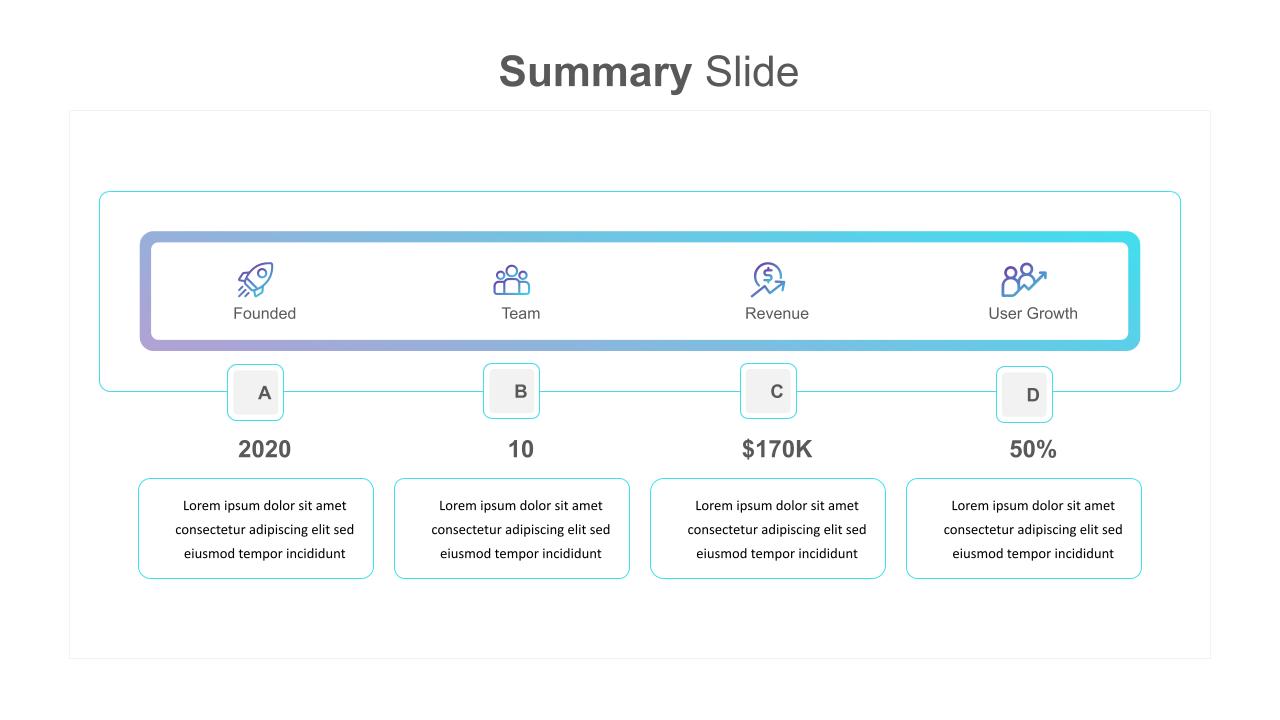 Summary PowerPoint Presentation Template