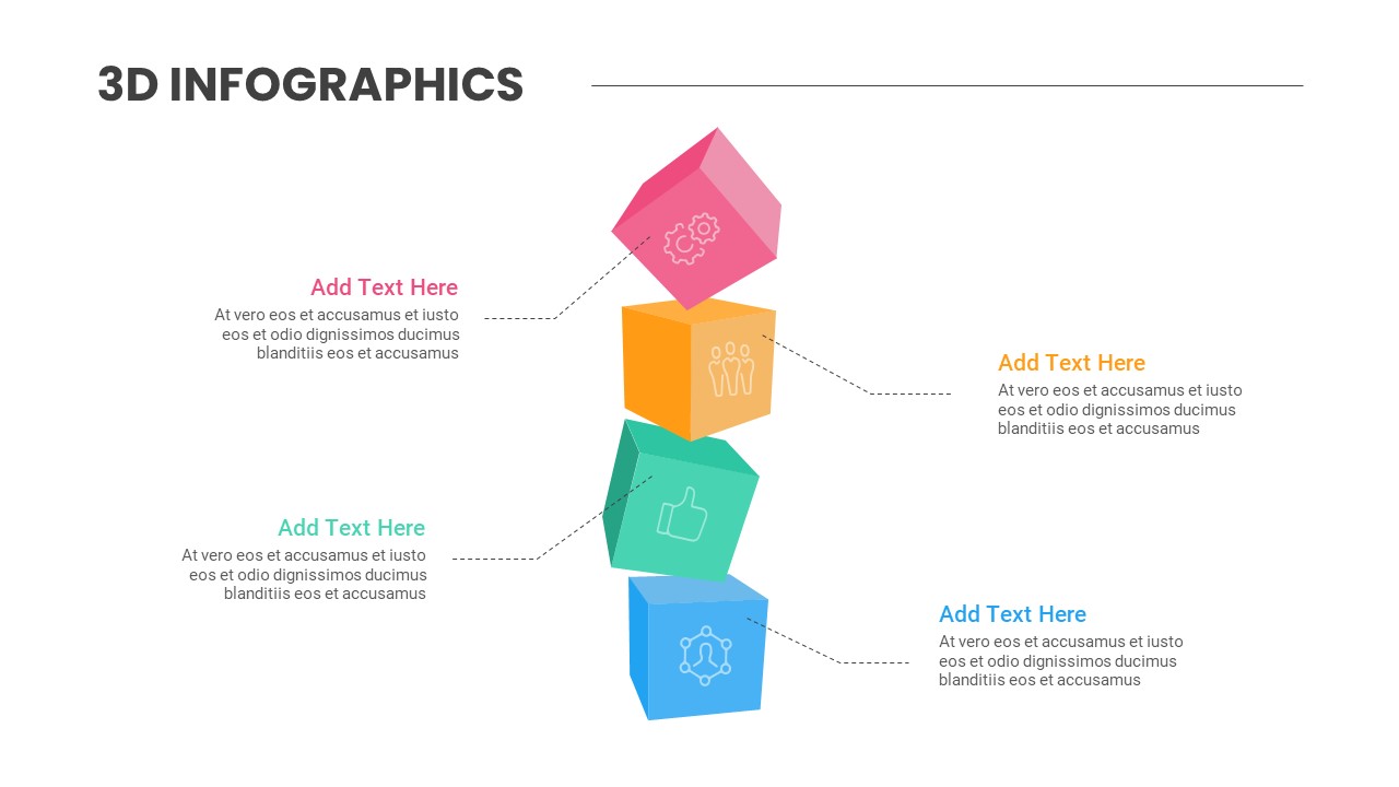 Editable 3d Model Presentation template for PowerPoint and Google Slides