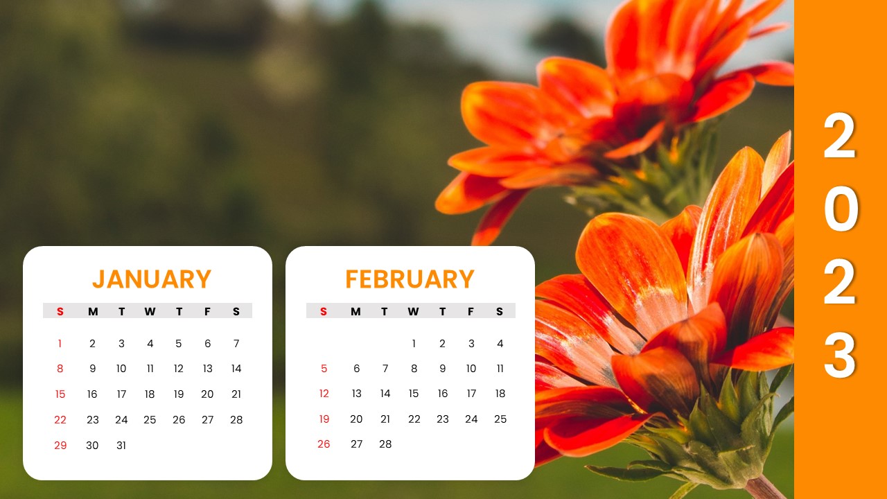 Free Google Slides Calendar Template For 2023 SlideKit