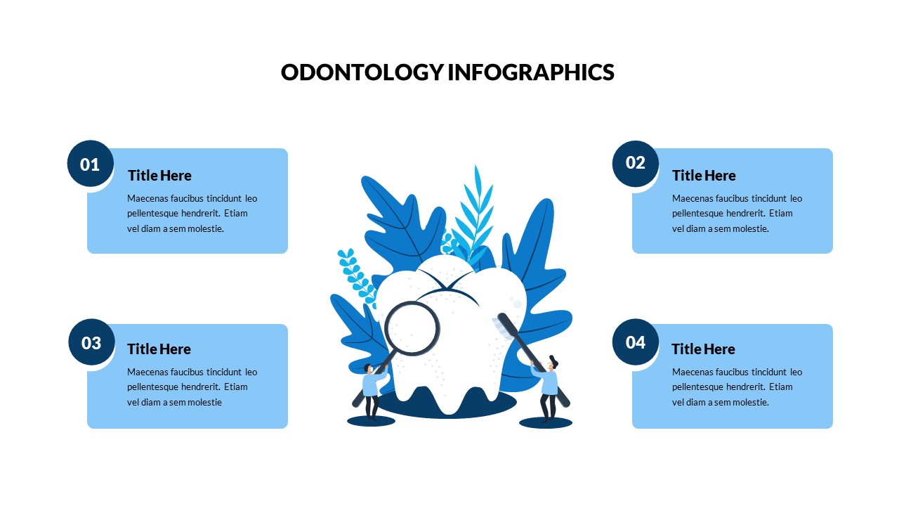 Odontology Infographics Presentation Template for PowerPoint and Google Slides