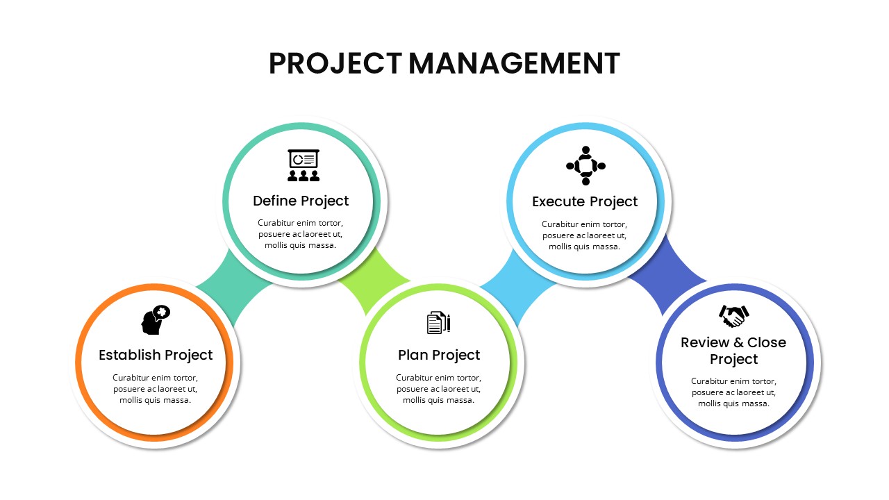 Project Management Infographics Presentation Template for PowerPoint and Google Slides
