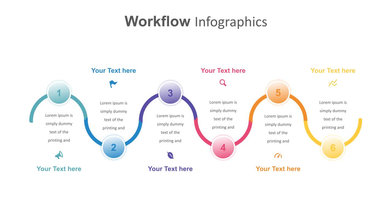 Work Flow Template For PowerPoint