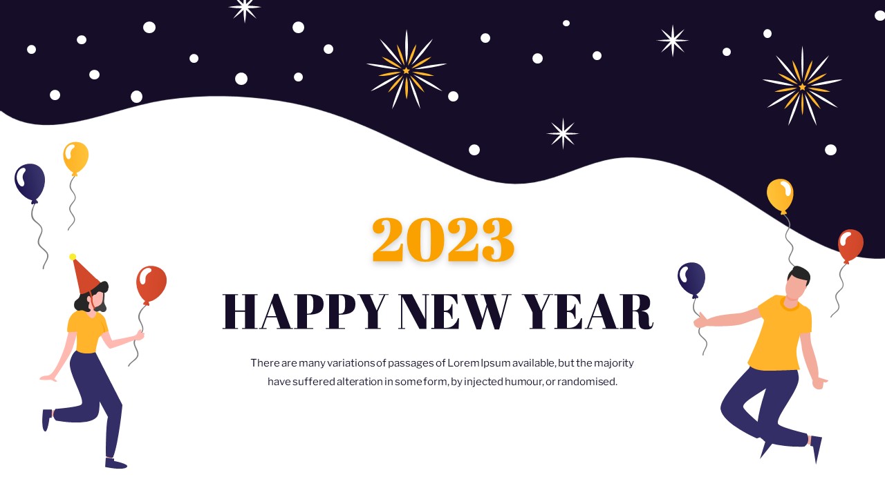 Happy New Year Presentation Template