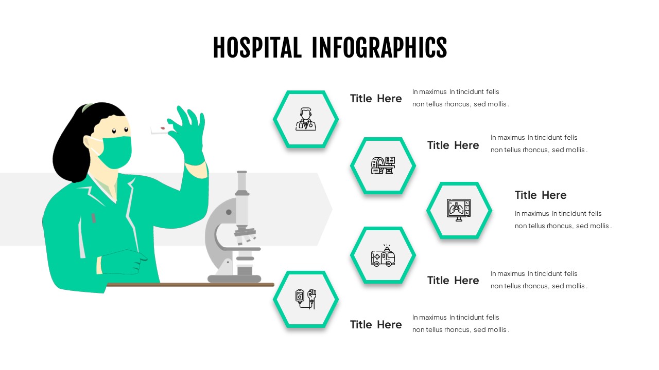 Hospital Infographics Template for PowerPoint and Google Slides