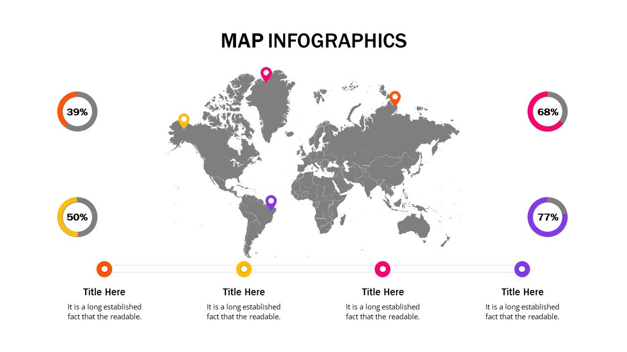 World Map Infographics Presentation Template