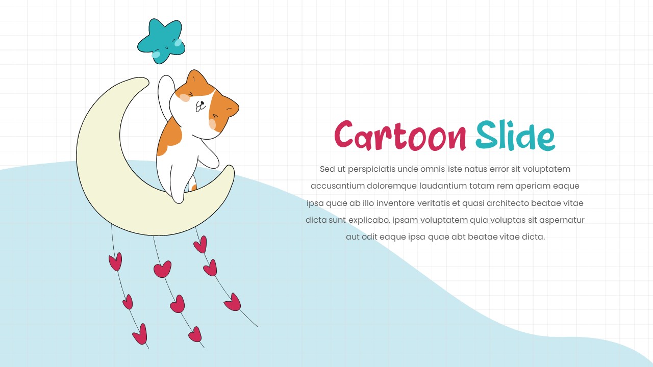 Cute Cartoon PowerPoint Template and Google Slides Theme