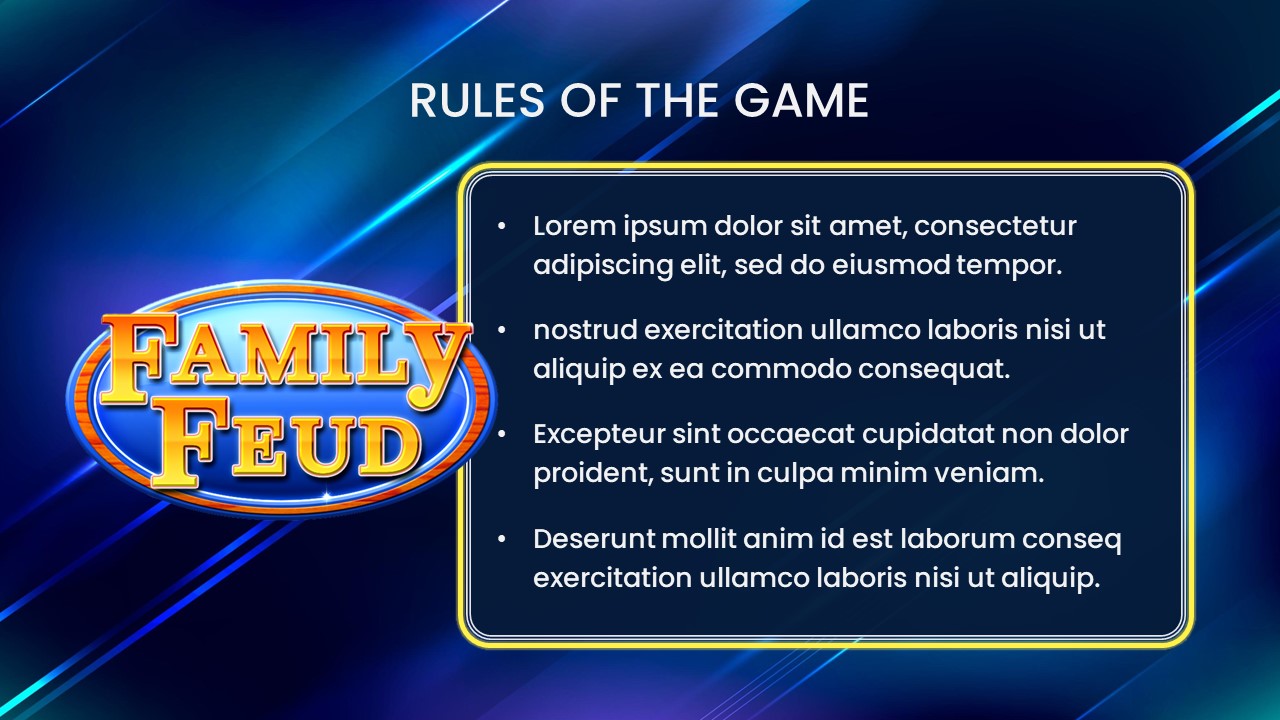 Family Feud PowerPoint Game Templates - SlideKit