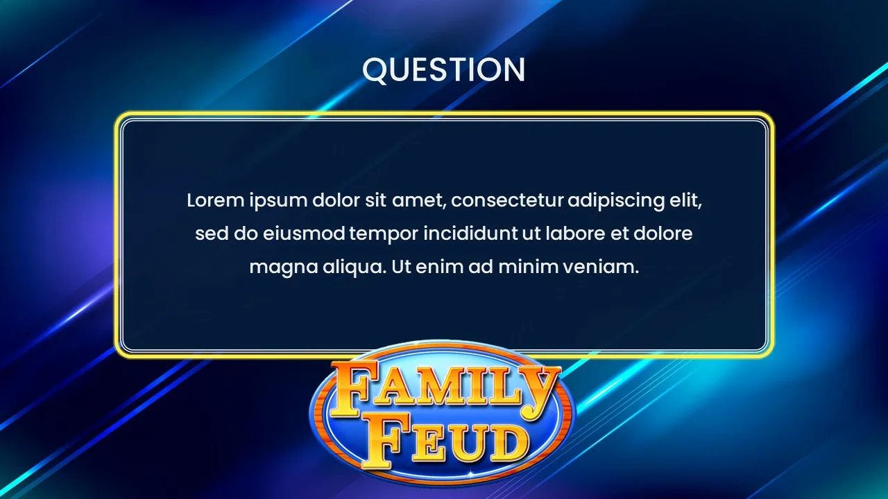 family feud game template powerpoint
