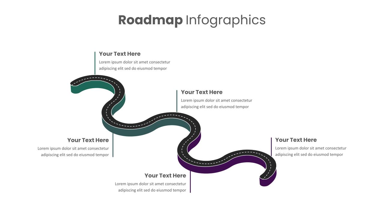 Free Roadmap Template For PowerPoint