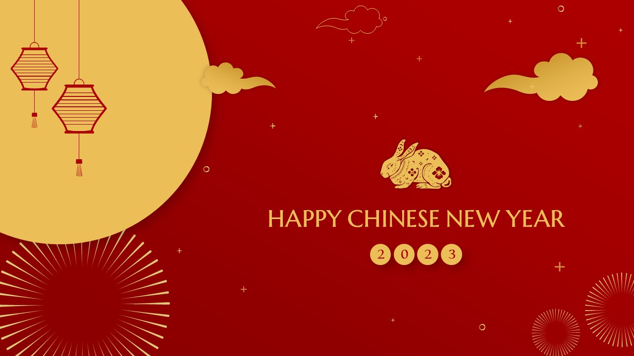 Lunar New Year Slides Template For PowerPoint